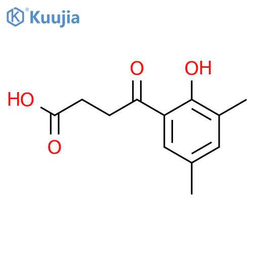 Benzenebutanoic acid,2-hydroxy-3,5-dimethyl-g-oxo- structure