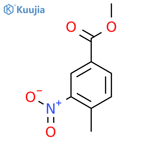 Methyl 4-methyl-3-nitrobenzoate structure