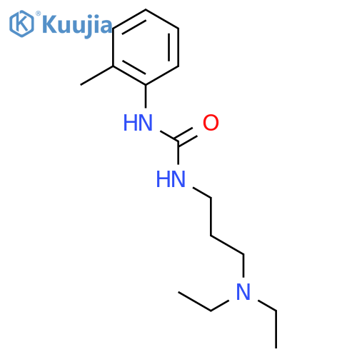 1-[3-(diethylamino)propyl]-3-(2-methylphenyl)urea structure