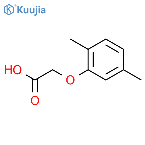 2-(2,5-dimethylphenoxy)acetic acid structure