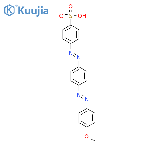 Sodium;4-[[4-[(4-ethoxyphenyl)diazenyl]phenyl]diazenyl]benzenesulfonic Acid structure