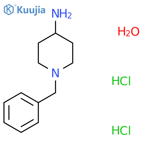 4-Amino-1-benzylpiperidine dihydrochloride hydrate structure