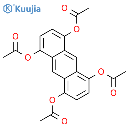 1,4,5,8-Anthracenetetrol,1,4,5,8-tetraacetate structure