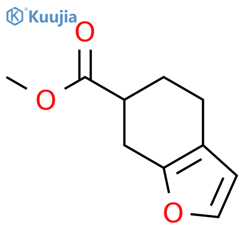 Methyl 4,5,6,7-tetrahydro-1-benzofuran-6-carboxylate structure