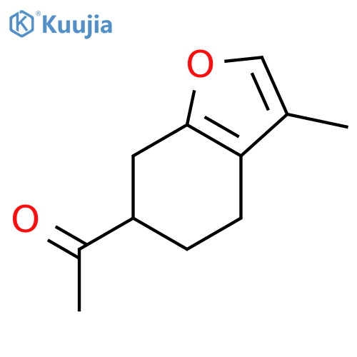 1-(4,5,6,7-tetrahydro-3-methyl-6-benzofuranyl)-Ethanone structure