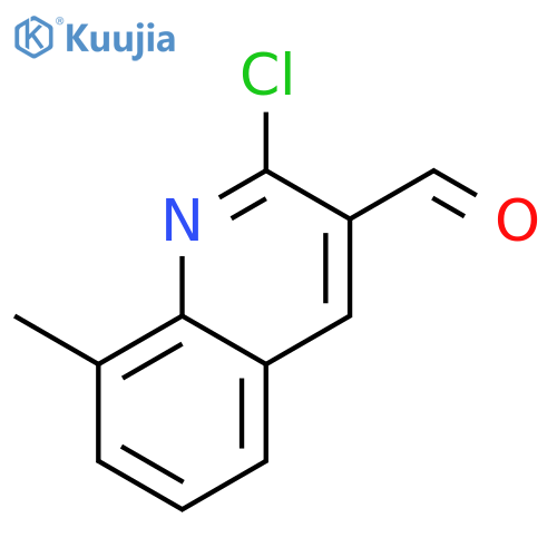 2-Chloro-8-methylquinoline-3-carbaldehyde structure