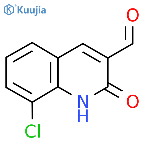 8-Chloro-2-hydroxyquinoline-3-carbaldehyde structure