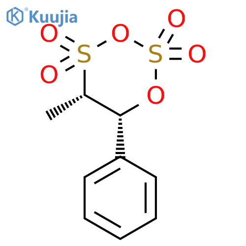 1,3,2,4-DIOXADITHIANE, 5-METHYL-6-PHENYL-, 2,2,4,4-TETRAOXIDE, CIS- structure