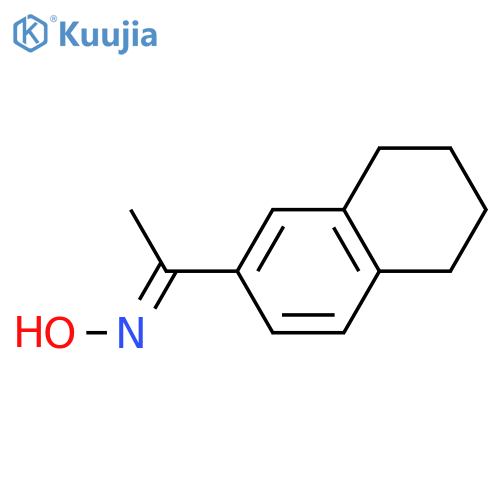 Ethanone,1-(5,6,7,8-tetrahydro-2-naphthalenyl)-, oxime structure
