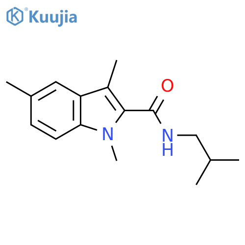 1H-Indole-2-carboxamide, 1,3,5-trimethyl-N-(2-methylpropyl)- structure