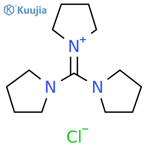 Pyrrolidinium, 1-(di-1-pyrrolidinylmethylene)-, chloride (1:1) structure