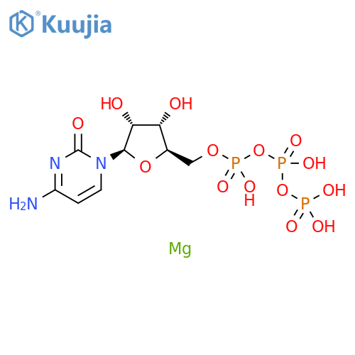 Cytidine 5'-(tetrahydrogen triphosphate), magnesium salt (1:1) structure