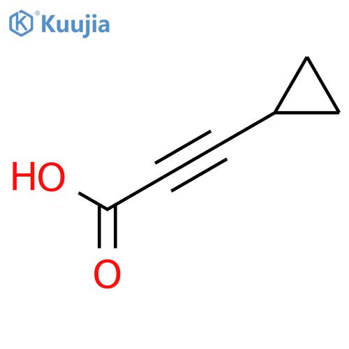 3-cyclopropylprop-2-ynoic acid structure