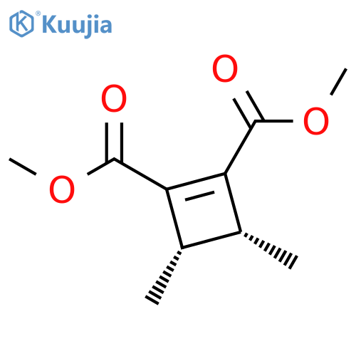 1-CYCLOBUTENE-1,2-DICARBOXYLIC ACID, 3,4-DIMETHYL-, DIMETHYL ESTER, CIS- structure