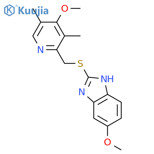 Omeprazole sulfide structure