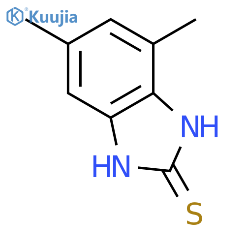 4,6-Dimethyl-1,3-dihydro-2H-benzimidazole-2-thione structure