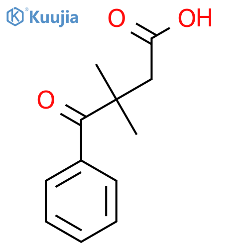 3,3-Dimethyl-4-oxo-4-phenylbutyric acid structure