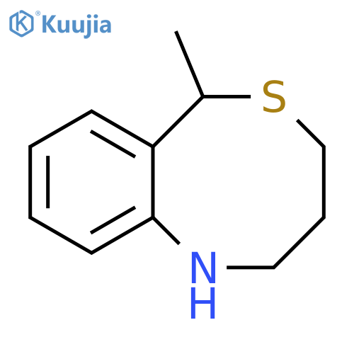 2H-5,1-Benzothiazocine, 1,3,4,6-tetrahydro-6-methyl- structure
