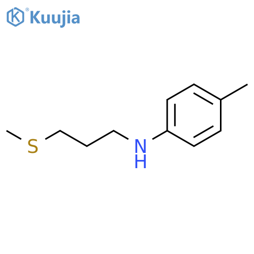 BENZENAMINE, 4-METHYL-N-[3-(METHYLTHIO)PROPYL]- structure
