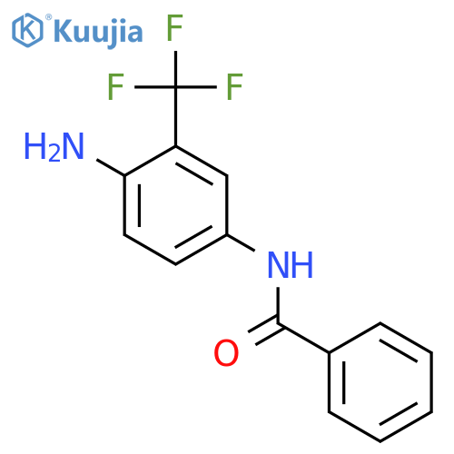 Benzamide, N-[4-amino-3-(trifluoromethyl)phenyl]- structure