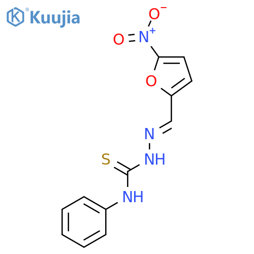 HYDRAZINECARBOTHIOAMIDE, 2-[(5-NITRO-2-FURANYL)METHYLENE]-N-PHENYL- structure