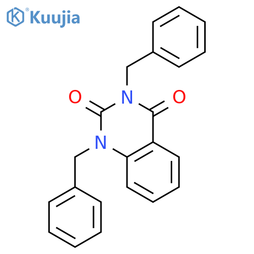 2,4(1H,3H)-QUINAZOLINEDIONE, 1,3-BIS(PHENYLMETHYL)- structure