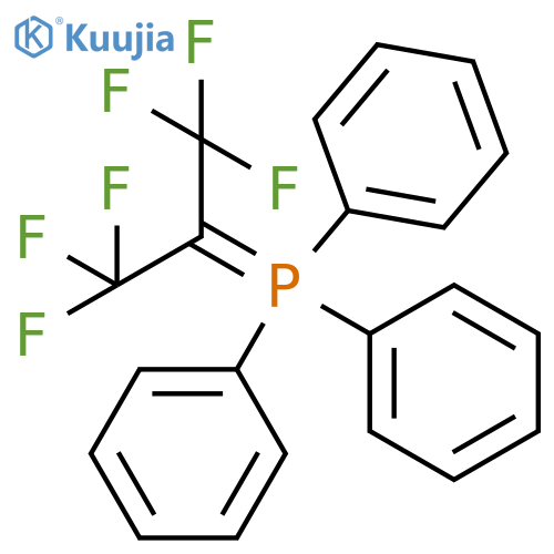 PHOSPHORANE, TRIPHENYL[2,2,2-TRIFLUORO-1-(TRIFLUOROMETHYL)ETHYLIDENE]- structure