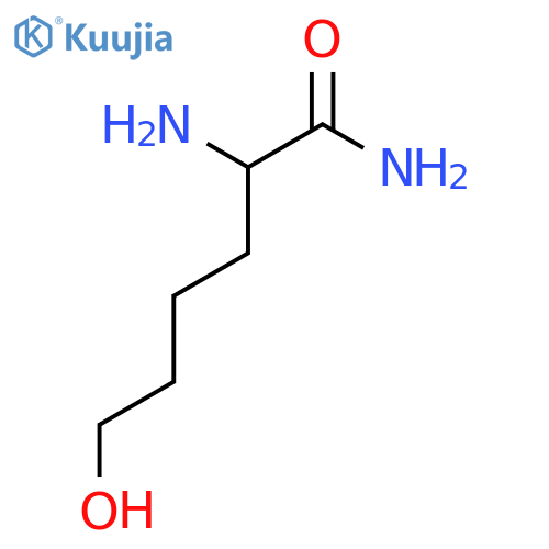 2-Amino-6-hydroxyhexanamide structure