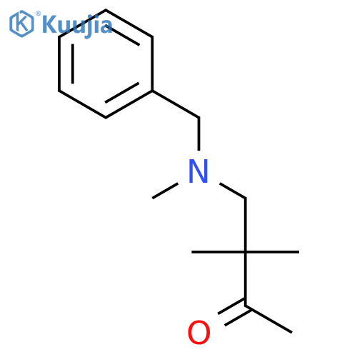 2-Butanone, 3,3-dimethyl-4-[methyl(phenylmethyl)amino]- structure