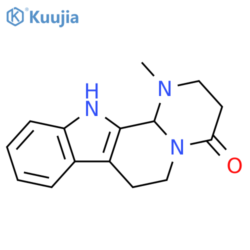 Pyrimido[1',2':1,2]pyrido[3,4-b]indol-4(1H)-one, 2,3,6,7,12,12b-hexahydro-1-methyl- structure