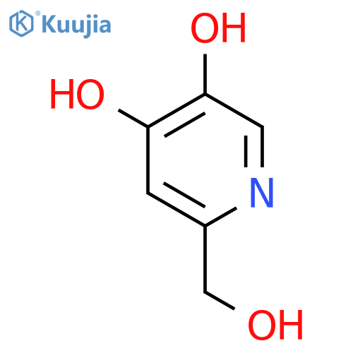 6-(Hydroxymethyl)pyridine-3,4-diol structure