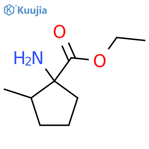 Ethyl 1-amino-2-methylcyclopentane-1-carboxylate structure