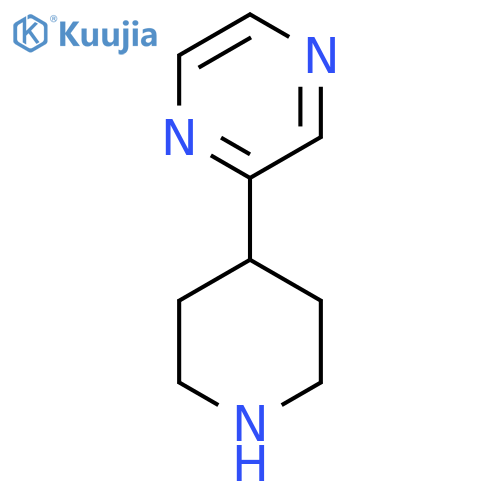 2-(Piperidin-4-yl)pyrazine structure