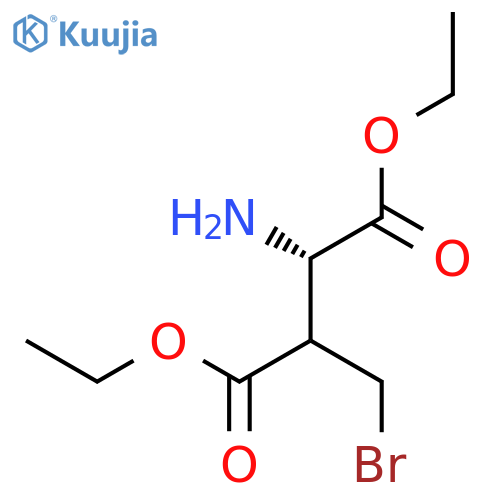 ASPARTIC ACID, 3-(BROMOMETHYL)-, DIETHYL ESTER structure