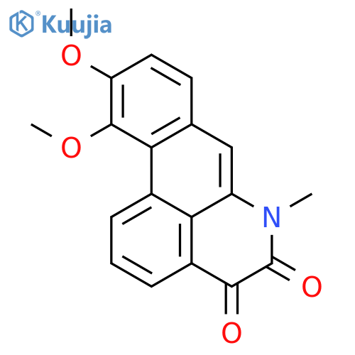4H-Dibenzo[de,g]quinoline-4,5(6H)-dione, 10,11-dimethoxy-6-methyl- structure