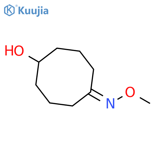 Cyclooctanone, 5-hydroxy-, O-methyloxime structure