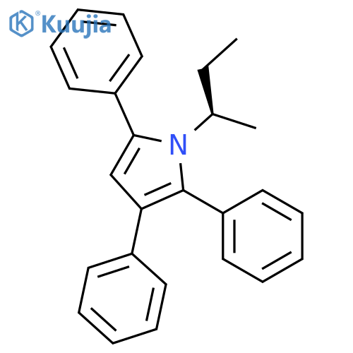 1H-PYRROLE, 1-[(1R)-1-METHYLPROPYL]-2,3,5-TRIPHENYL- structure