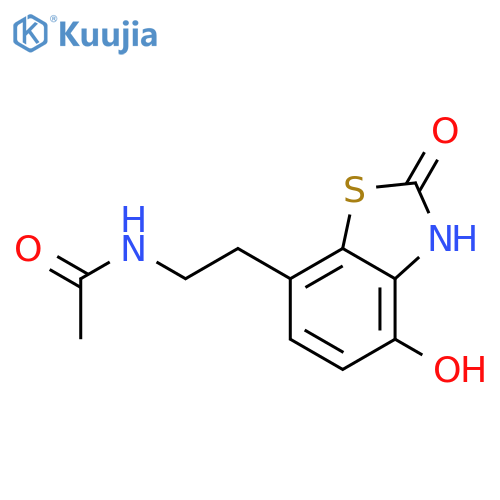 ACETAMIDE, N-[2-(2,3-DIHYDRO-4-HYDROXY-2-OXO-7-BENZOTHIAZOLYL)ETHYL]- structure
