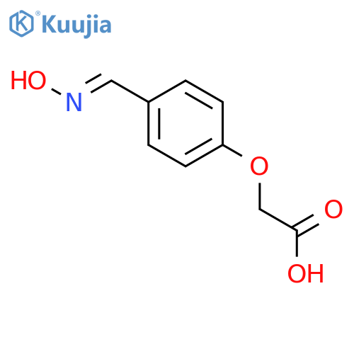 [4-(Hydroxyimino-methyl)-phenoxy]-acetic acid structure