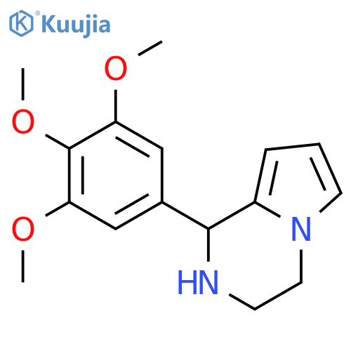 1-(3,4,5-Trimethoxy-phenyl)-1,2,3,4-tetrahydro-pyrrolo[1,2-a]pyrazine structure