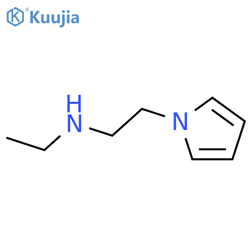 N-ethyl-2-(1H-pyrrol-1-yl)ethan-1-amine structure