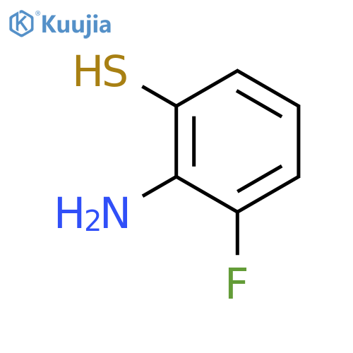 Benzenethiol, 2-amino-3-fluoro- structure