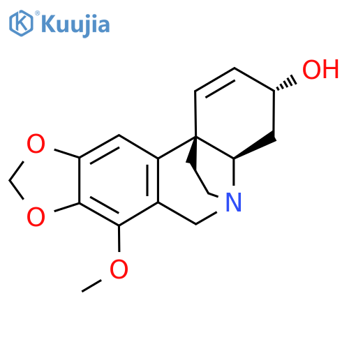 (3alpha)-7-methoxy-1,2-didehydrocrinan-3-ol structure
