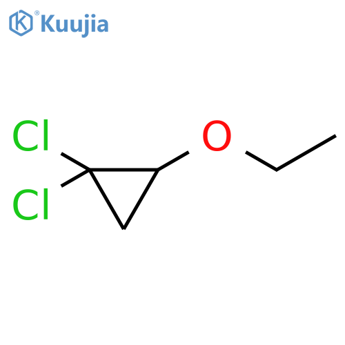 1,1-dichloro-2-ethoxycyclopropane structure