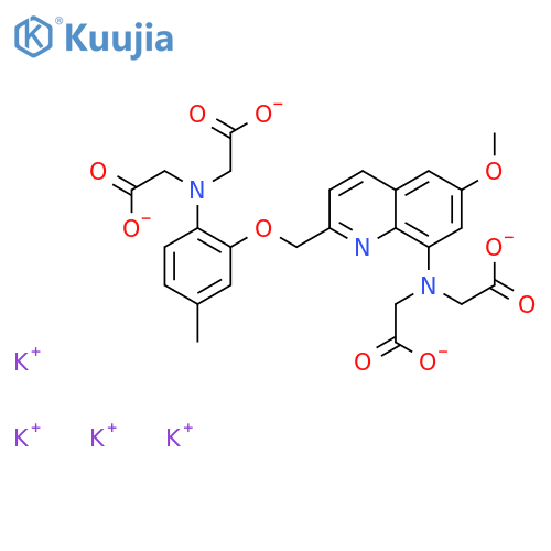 QUIN 2, Tetrapotassium Salt structure