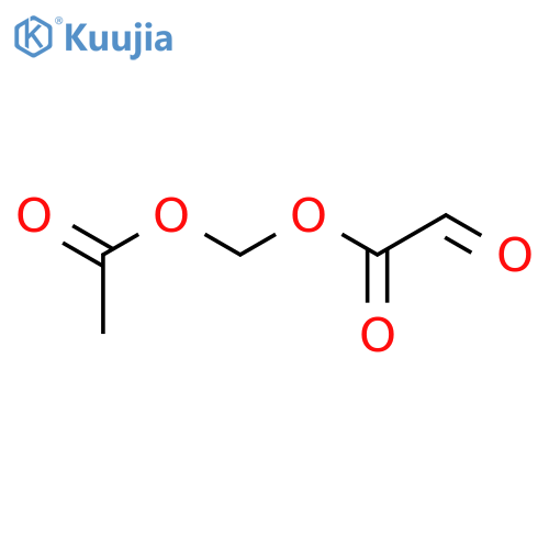 Acetic acid, oxo-, (acetyloxy)methyl ester structure