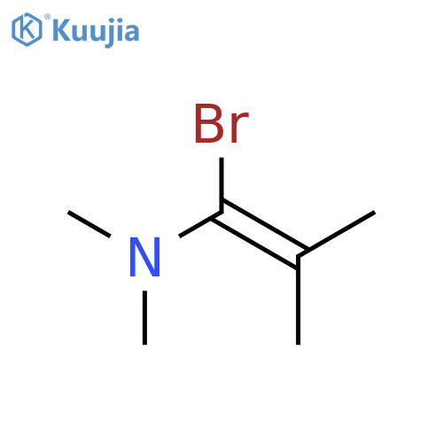 1-Bromo-N,N,2-trimethylprop-1-en-1-amine structure