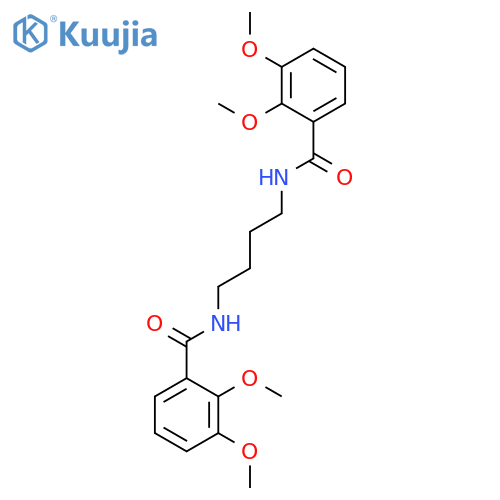 BENZAMIDE, N,N'-1,4-BUTANEDIYLBIS[2,3-DIMETHOXY- structure