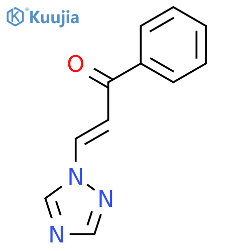 2-Propen-1-one, 1-phenyl-3-(1H-1,2,4-triazol-1-yl)- structure