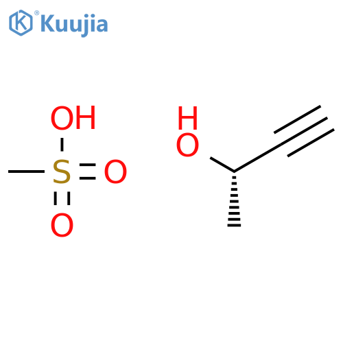 3-Butyn-2-ol, methanesulfonate, (2S)- structure